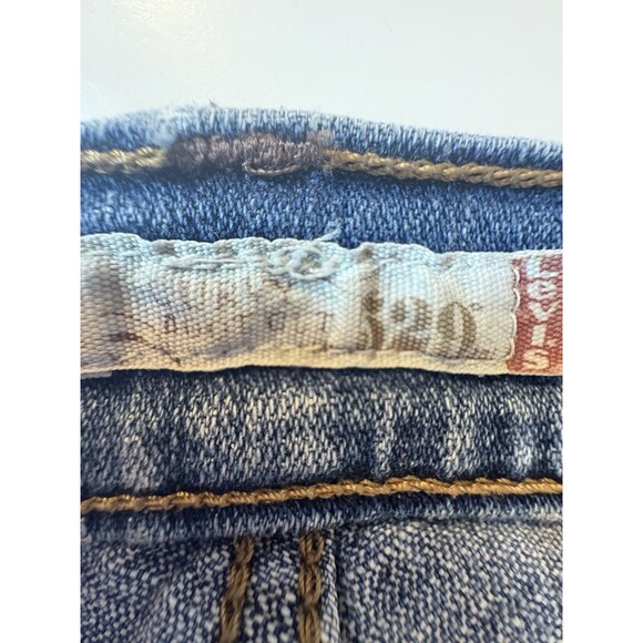 Levis 529 Women’s Curvy Stretch Jeans Size 14 Blue Boot Cut Mid Rise - Picture 13 of 15